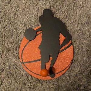 room decor (basketball theme) hanger/hook